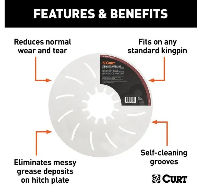 12IN 5TH WHEEL LUBE PLATE